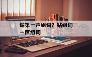 钻第一声组词？钻组词一声组词