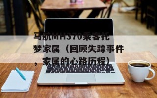 马航MH370乘客托梦家属（回顾失踪事件，家属的心路历程）