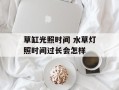草缸光照时间 水草灯照时间过长会怎样