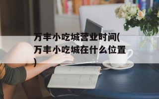 万丰小吃城营业时间(万丰小吃城在什么位置)