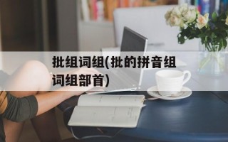批组词组(批的拼音组词组部首)