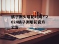 橘子洲头烟花时间？2024橘子洲烟花官方公告