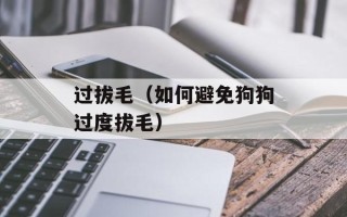 过拔毛（如何避免狗狗过度拔毛）