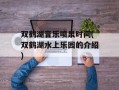 双鹤湖音乐喷泉时间(双鹤湖水上乐园的介绍)