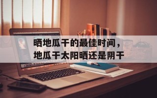 晒地瓜干的最佳时间，地瓜干太阳晒还是阴干