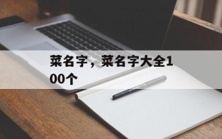 菜名字，菜名字大全100个