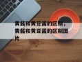 黄酱和黄豆酱的区别，黄酱和黄豆酱的区别图片