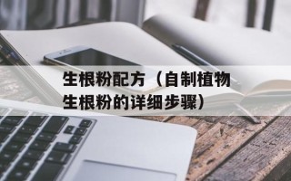 生根粉配方（自制植物生根粉的详细步骤）