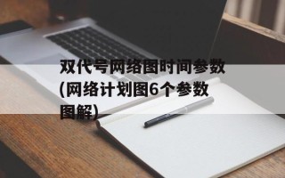 双代号网络图时间参数(网络计划图6个参数图解)
