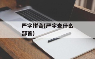 严字拼音(严字查什么部首)