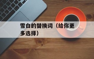 雪白的替换词（给你更多选择）