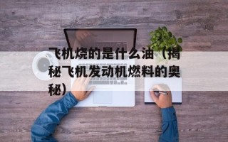 飞机烧的是什么油（揭秘飞机发动机燃料的奥秘）