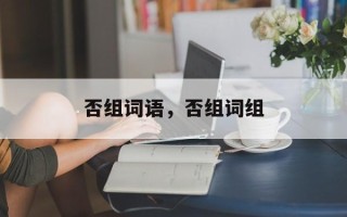 否组词语，否组词组