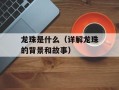 龙珠是什么（详解龙珠的背景和故事）