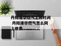 丹阳港华燃气上班时间 丹阳港华燃气怎么网上缴费