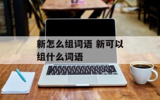 新怎么组词语 新可以组什么词语