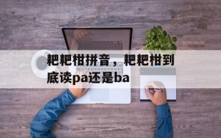 耙耙柑拼音，耙耙柑到底读pa还是ba