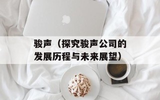 骏声（探究骏声公司的发展历程与未来展望）