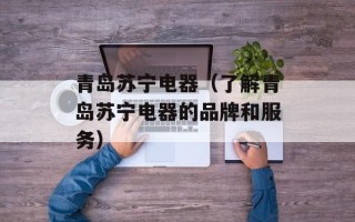 青岛苏宁电器（了解青岛苏宁电器的品牌和服务）