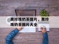 黑珍珠奶茶图片，黑珍珠奶茶图片大全