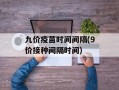 九价疫苗时间间隔(9价接种间隔时间)
