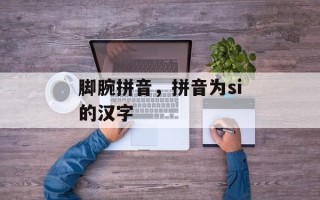脚腕拼音，拼音为si的汉字