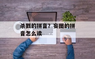 杀戮的拼音？妄图的拼音怎么读