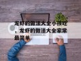 龙虾的做法大全小孩吃，龙虾的做法大全家常最简单