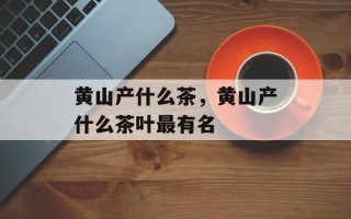 黄山产什么茶，黄山产什么茶叶最有名