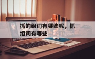 抓的组词有哪些呢，抓组词有哪些