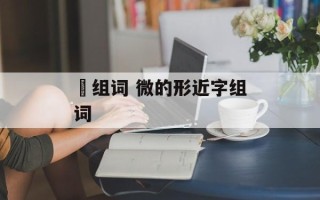 溦组词 微的形近字组词