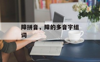 障拼音，障的多音字组词