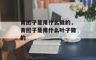 青团子是用什么做的，青团子是用什么叶子做的