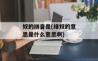 奴的拼音是(绿奴的意思是什么意思啊)