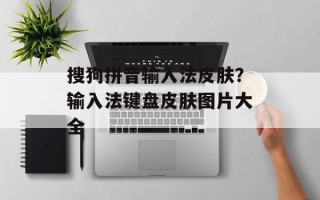 搜狗拼音输入法皮肤？输入法键盘皮肤图片大全