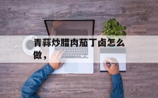 青蒜炒腊肉茄丁卤怎么做，