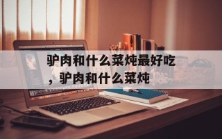 驴肉和什么菜炖最好吃，驴肉和什么菜炖