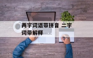两字词语带拼音 二字词带解释