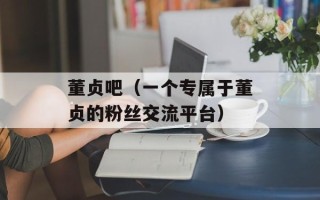 董贞吧（一个专属于董贞的粉丝交流平台）