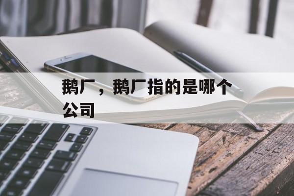 鹅厂，鹅厂指的是哪个公司-第1张图片-